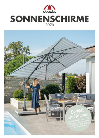 Gartenkatalog doppler Sonnenschirme 2026