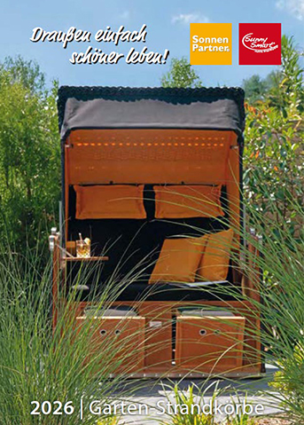 Gartenkatalog SonnenPartner Strandkörbe 2026