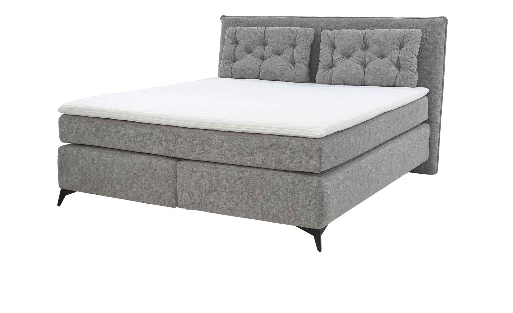 Boxspringbett Cher in der Farbe Grau