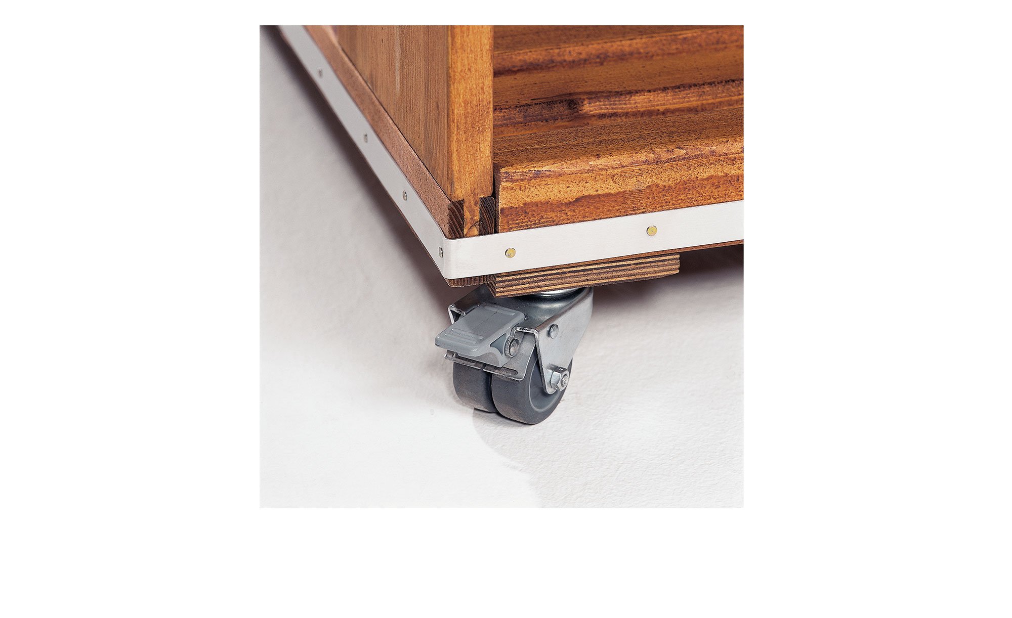 4er-Set Doppel-Laufrollen für Strandkörbe