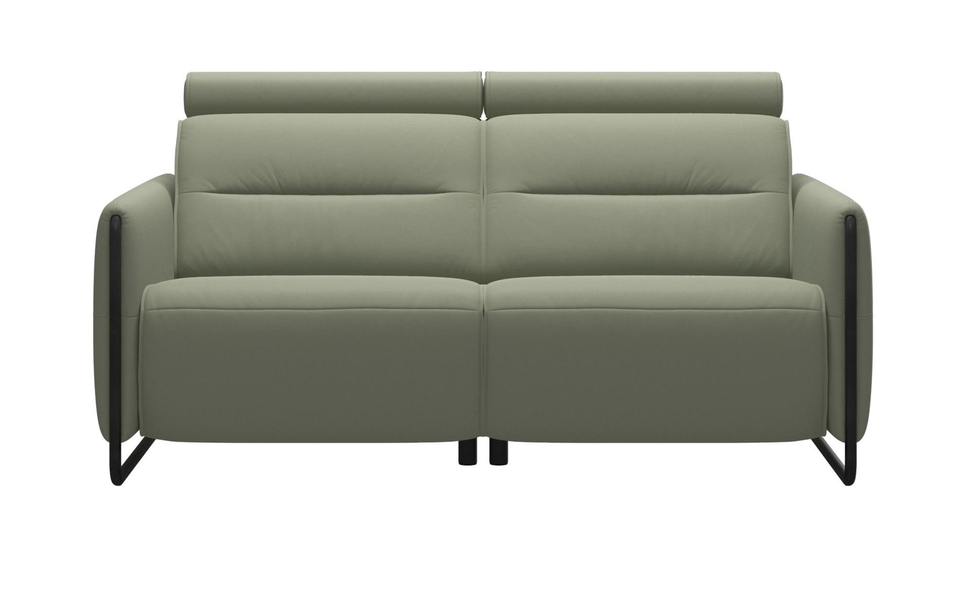 2-Sitzer Sofa Stressless Emely, in der Farbausführung Shadow Green, Frontansicht