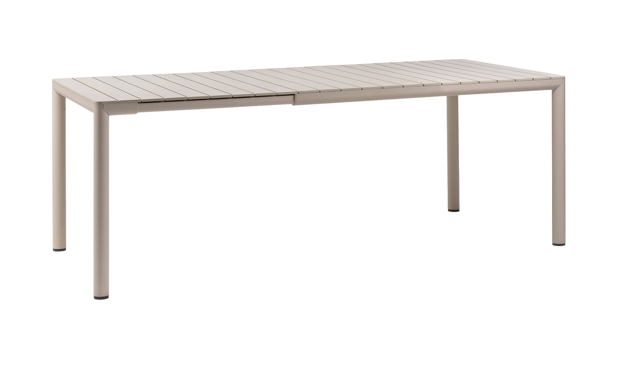 Gartentisch Tevere 147, aus UV-beständigem Fiberg- lass-Polypropylen in Corda-Taupe