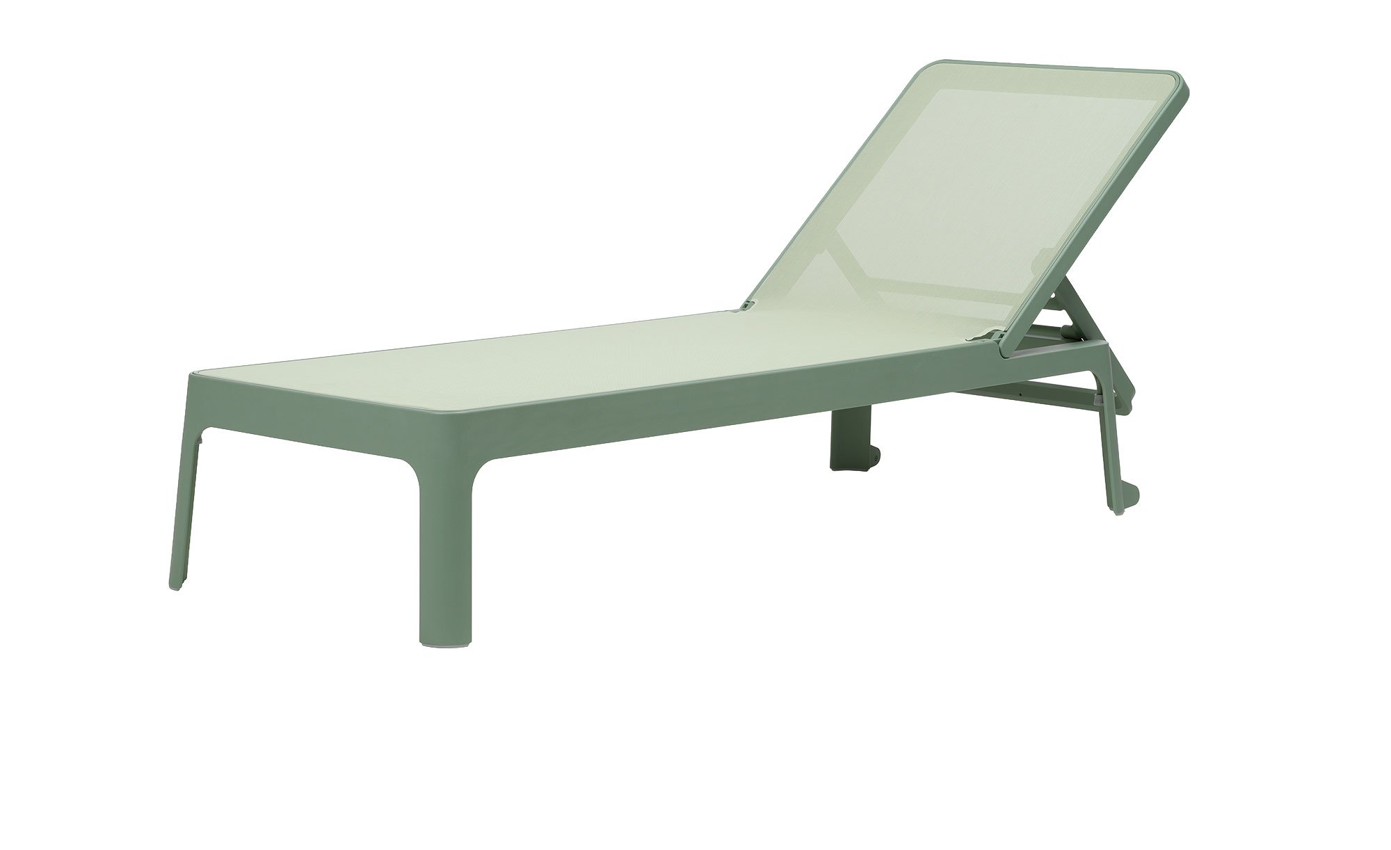 Gartenliege Plano in Menta (Minze/Grün), Rückenlehne 4-fach verstellbar