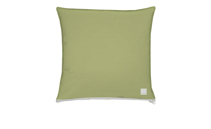 Kissenhülle 49 x 49 cm aus Stoff in grün.