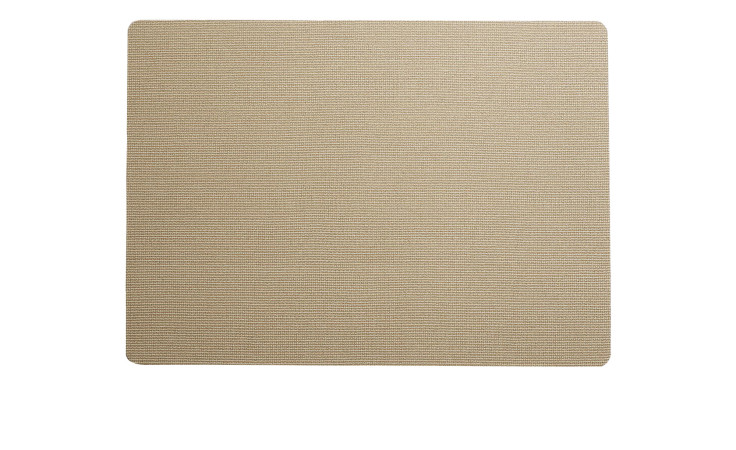 ASA Selection Tischset 46 x 33 cm, beige, rechteckig mit abgerundeten Ecken aus PVC auf weißem Hintergrund.