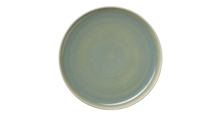Der ASA Selection Essteller Saisons 26,5 cm ist ein runder, leerer grüner Teller mit einer glatten, leicht glänzenden Oberfläche.