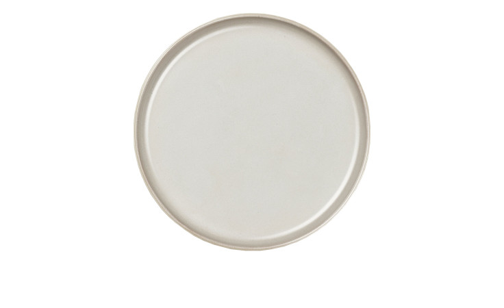 Der Brotteller Coppa 15 cm ist ein schlichter, runder, weißer Teller auf weißem Grund.