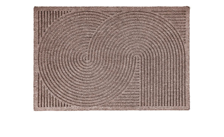 Astra Fußmatte Graphic Deluxe 45x75cm: Rechteckig, geometrisches Muster, strapazierfähiges Polypropylen.