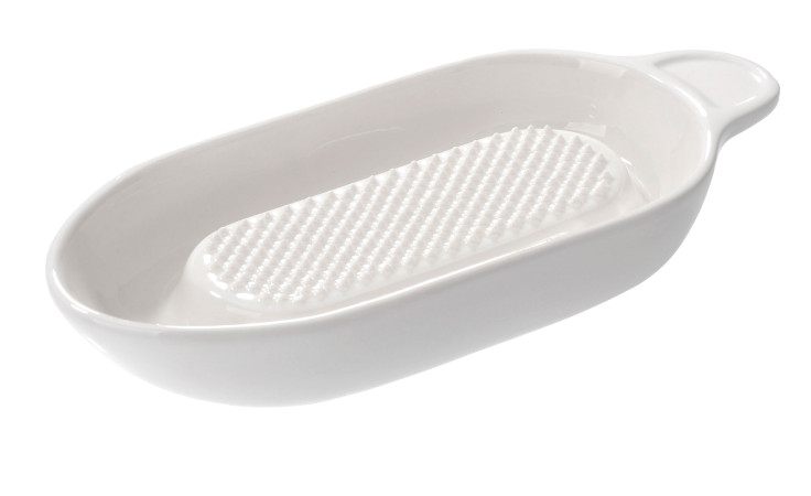 GEFU Ingwer- und Obstreibe Fruttare: Keramikreibe mit Griff, stilvoll zum Reiben von Ingwer und Obst.