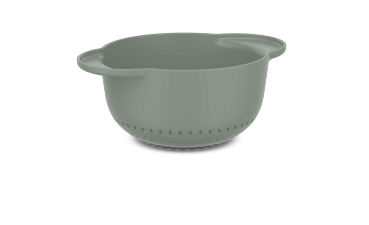 Mepal Seiher Accessoires Chef it 16,3 cm Sieb mit Griffen, ideal für die Dekoration, auf einem weißen Hintergrund gezeigt.