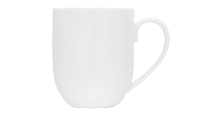 Creatable Kaffeebecher Fleur Royal 300 ml mit geschwungenem Henkel, ideal für minimalistische Dekorationen.