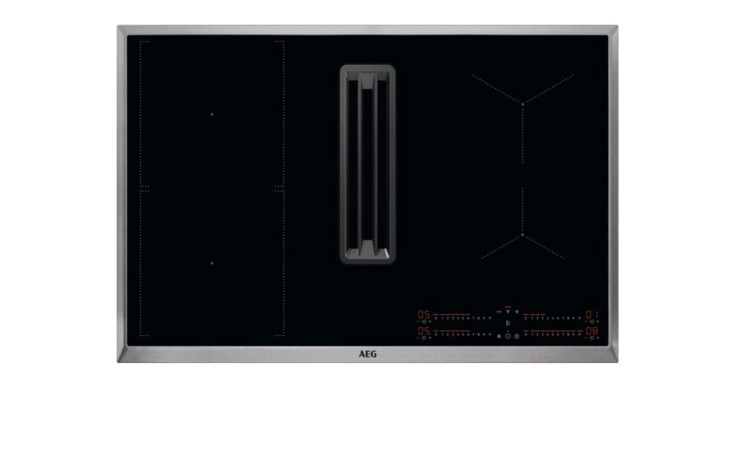 Glaskeramik-Kochfeld mit integriertem Dunstabzug, GC 8454 K