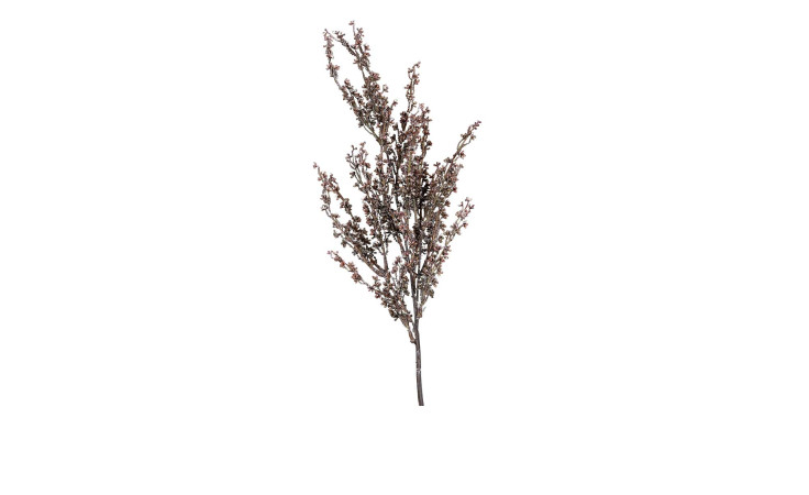Artemisia 60 cm aus Kunststoff in braun mit Applikationen.