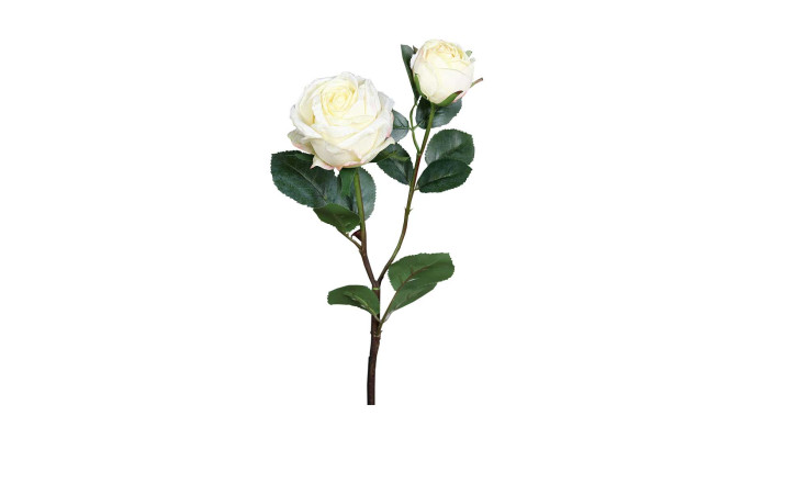 Rose 57 cm in weiß