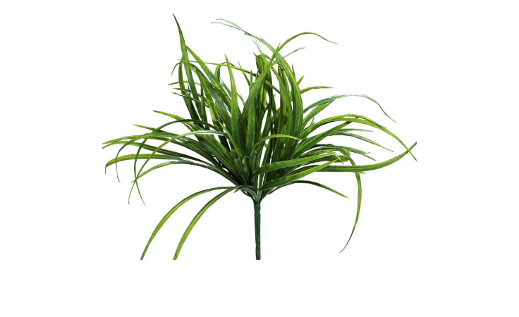 Grasbusch 33 cm aus Kunststoff in grün.