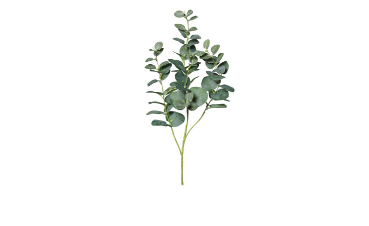 Eukalyptuszweig 92 cm aus Kunstoff in grün.