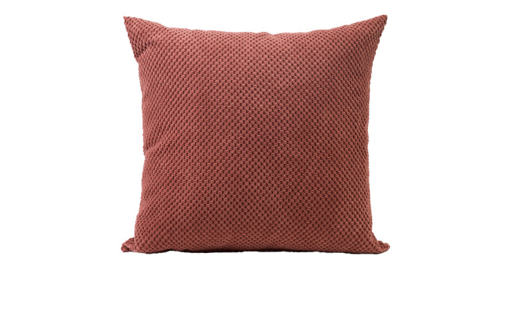 Kissenhülle Sven 40x40 cm von Ambiente Trendlife, beere-rot, Synthetikfaser, auf weißem Hintergrund.