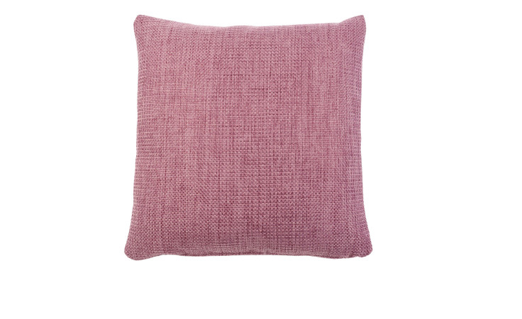 Die Ambiente Trendlife Kissenhülle Dallas 50x50 cm in strukturiertem Altrosa, abgebildet auf weißem Grund.