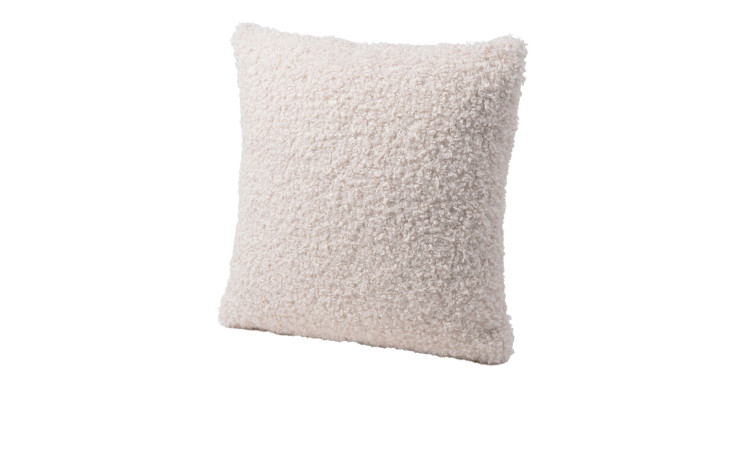 Die Ambiente Trendlife Kissenhülle Rolf 50x50 cm ist eine quadratische, cremefarbene Kissenhülle mit weichem, flauschigem Stoff.