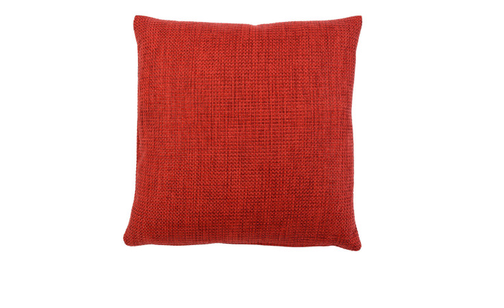 Ambiente Trendlife Kissenhülle Dallas 40 x 40 cm, Karminrot, Synthetikfaser, rechteckig, isoliert vor weißem Hintergrund.