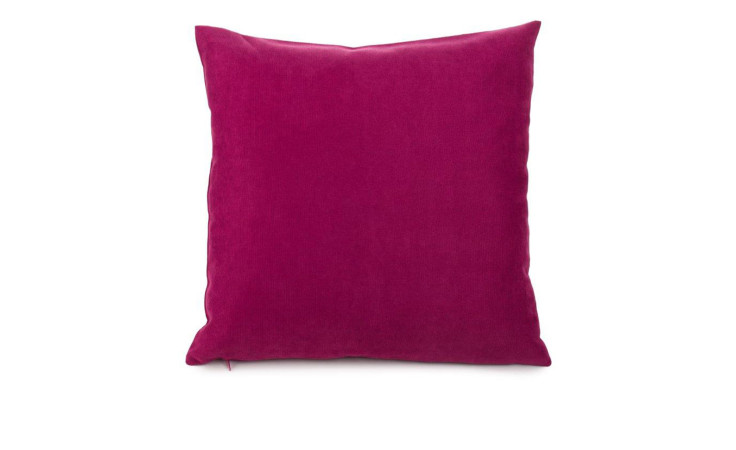 Ambiente Trendlife Kissenhülle Dante 40x40 cm in magenta, quadratisch, mittig auf weißem Grund.