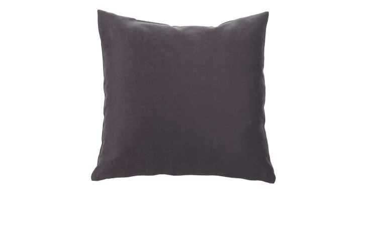 Die Kissenhülle Dante 40 x 60 cm von Ambiente Trendlife in Dunkelgrau mit weicher Synthetikfaser auf Weiß abgebildet.