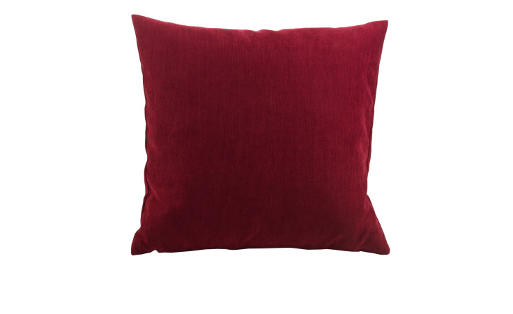 Ambiente Trendlife Kissenhülle Dante 40 x 60 cm in Bordeaux, weiche Synthetikfaser, abgebildet auf einfarbig weißem Untergrund.