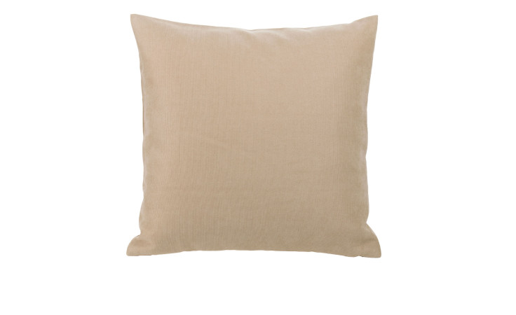 Die Ambiente Trendlife Kissenhülle Dante 40x60 cm in taupefarbener Synthetikfaser auf weißem Grund.