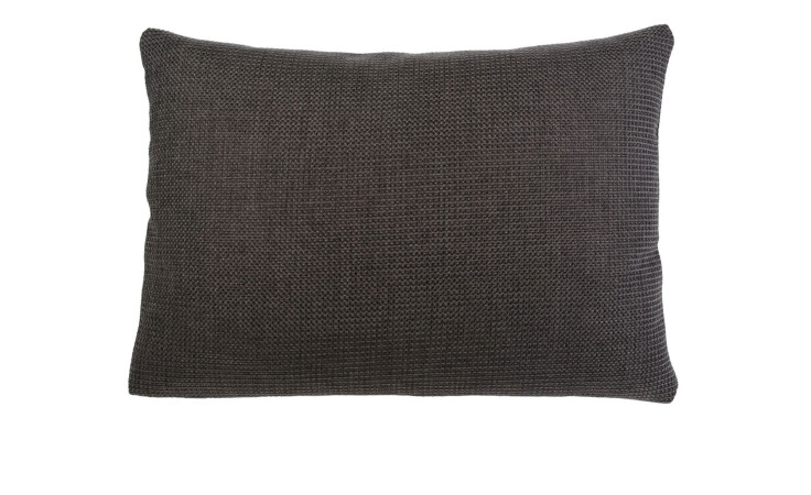 Kissenhülle Dallas 40x60 cm von Ambiente Trendlife aus Synthetikfaser in Anthrazit mit Struktur, rechteckig.