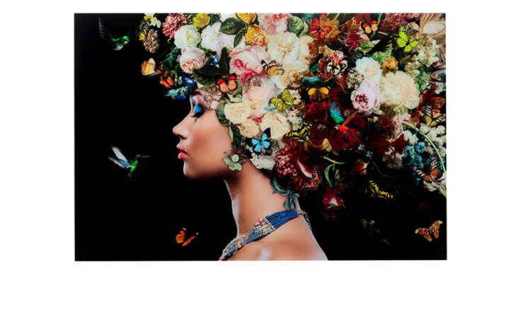 Glasbild Bunch of Flowers 150 x 100 cm