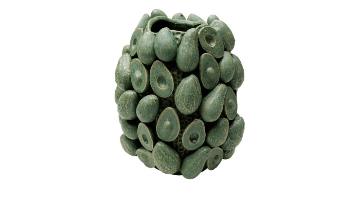 Vase Avocados in grün