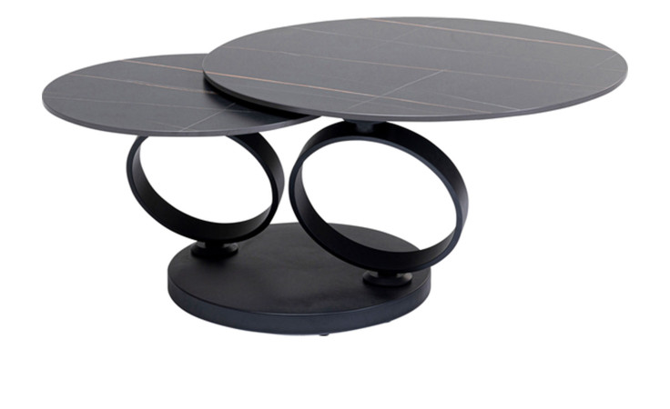 Couchtisch Beverly in der Farbe schwarz