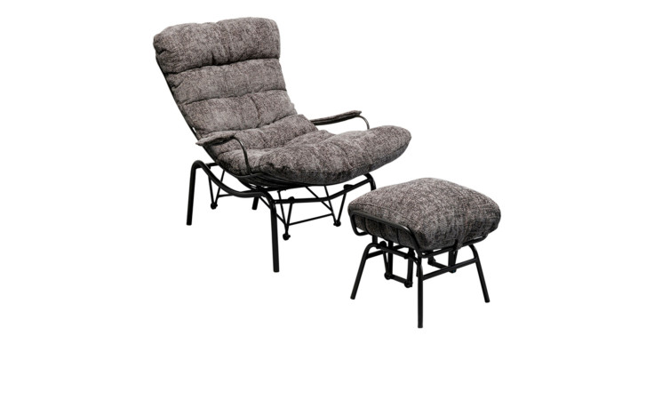 Sessel mit Hocker Vienna