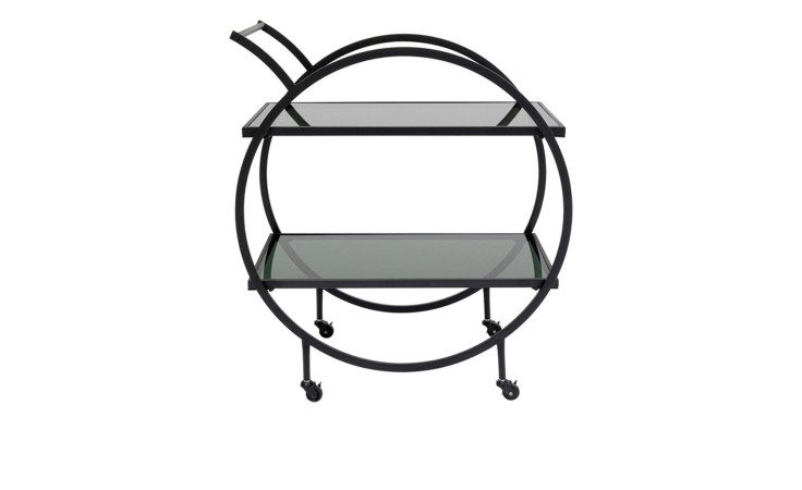 Serviewagen Loft, in schwarz