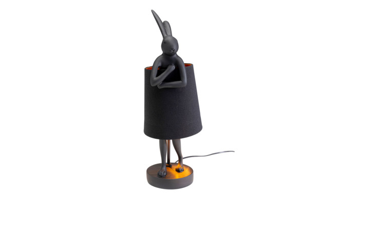 Tischleuchte Tlrabbit 50 cm in schwarz