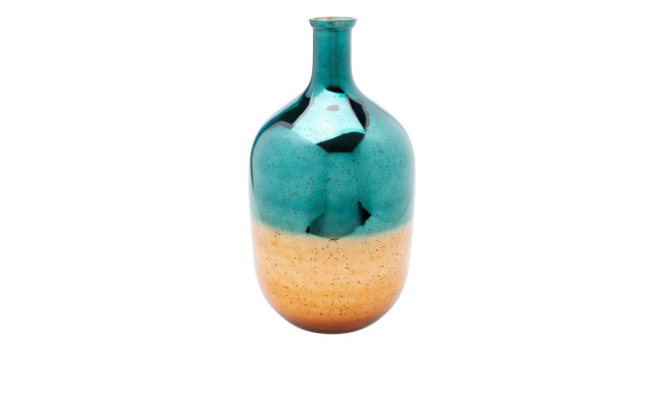 Vase Lizyshinemulti 50 cm in Blau / Gold