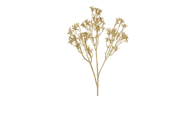 Deko-Blume 52 cm in gold.