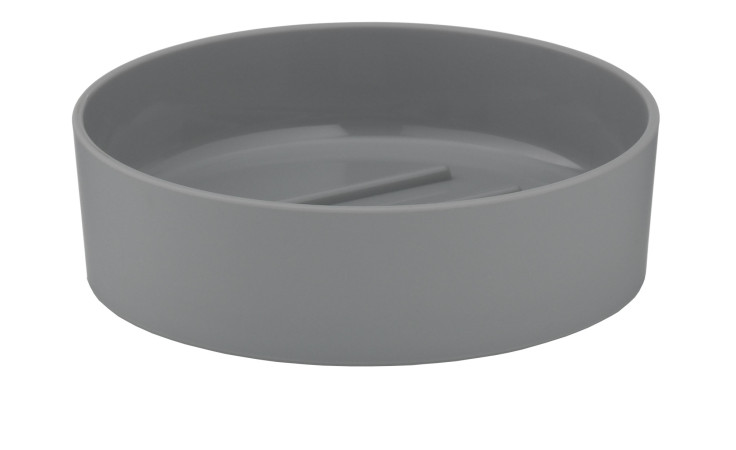 Seifenschale Gray in grau aus Kunststoff