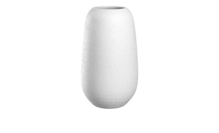 Vase Trogolo 30 cm in weiß