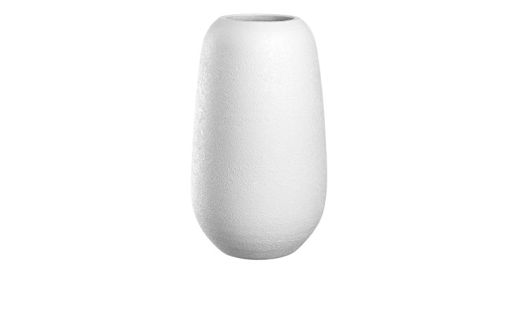 Vase Trogolo 40 cm in weiß