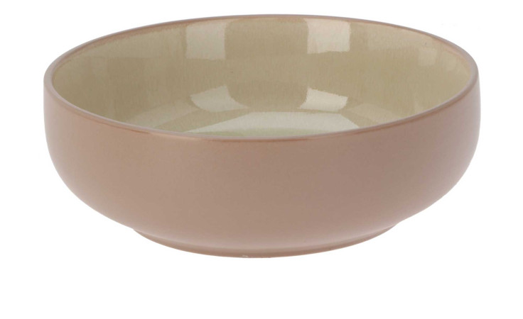 Abgebildet ist eine runde, glänzende Müslischale 750 ml Keramik auf weißem Hintergrund.