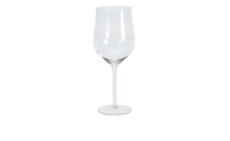 Ein Cocktailglas-Set 4 tlg. 600 ml Glas mit langem Stiel steht leer auf einem weißen Hintergrund.