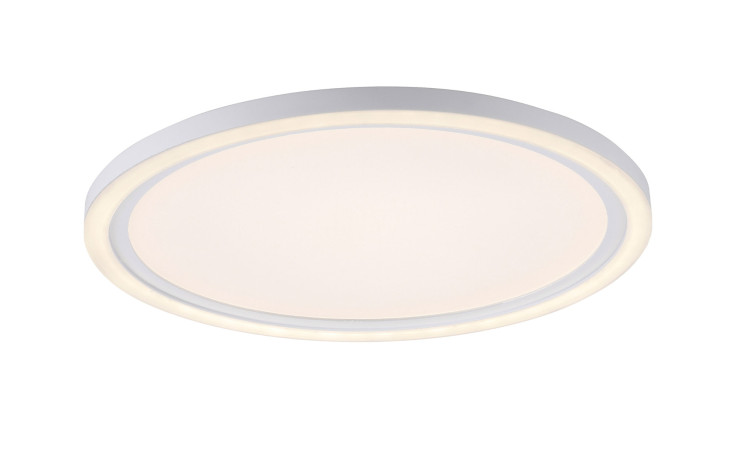 LED-Deckenleuchte Bedding 40 cm: Moderne weiße, runde Lampe mit sanftem, diffusem LED-Licht für jeden Raum.