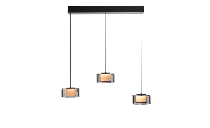 Die Paul Neuhaus LED-Pendelleuchte Rika verfügt über 3 Glasschirm-Pendelleuchten, inkl. Leuchtmittel, montagefertig. Leuchtmittel, fertig zur Montage.