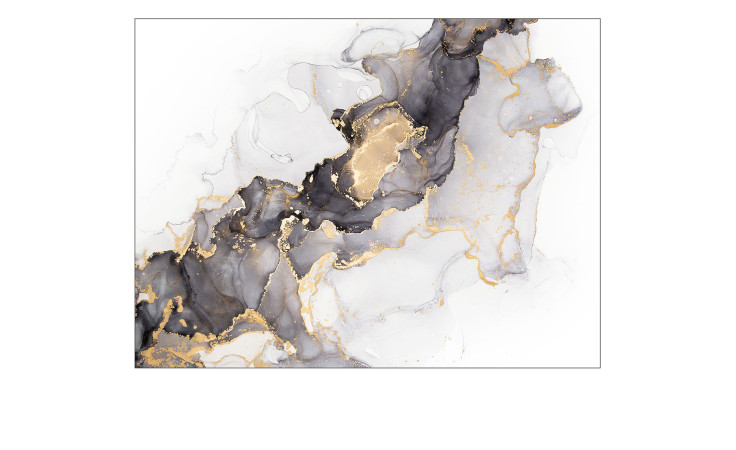 Glasbild Abstract Organic 60 x 80 cm, abstrakte Kunst