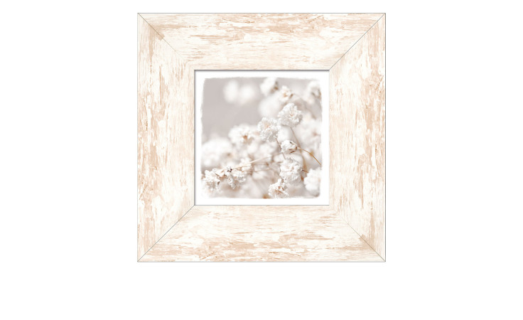 Framed-Art Meadow Flowers 34 x 34 cm. Rahmenbild mit dem Thema - Blumen.