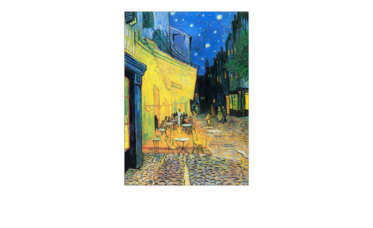 Pro-Art Alubild Van Gogh Cafeterrasse 70x100 cm: mehrfarbige Wanddeko für jeden Raum.