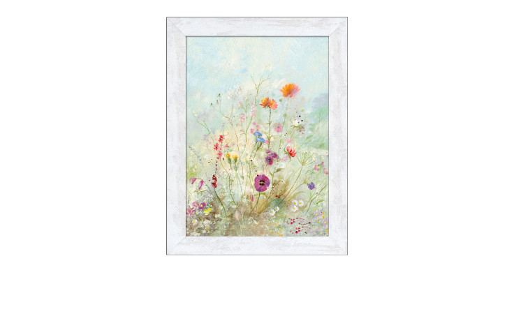 Das Pro-Art Rahmenbild Wildblossom 50 x 70 cm bringt als mehrfarbige Holzwerkstoff Deko bezaubernde Farbe an Ihre Wand.