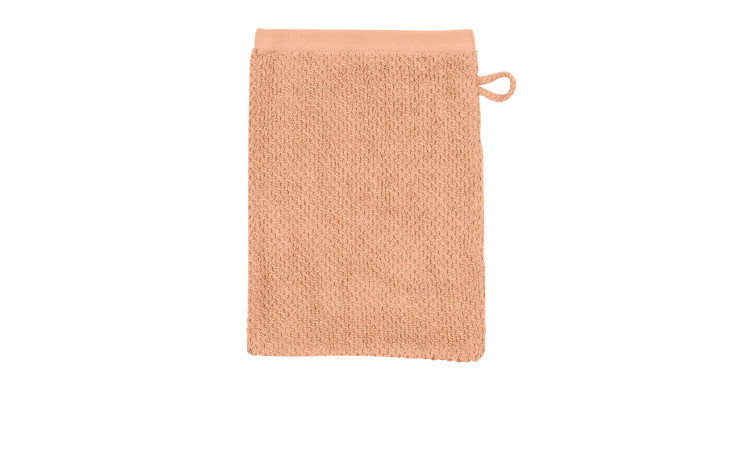 Waschhandschuh BIO Selection 16 x 21 cm in der Farbe rosenholz.