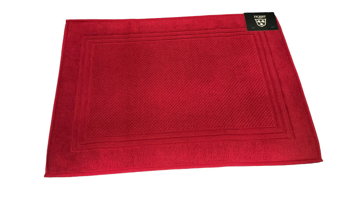 Duschvorlage 50 x 70 cm in weinrot.